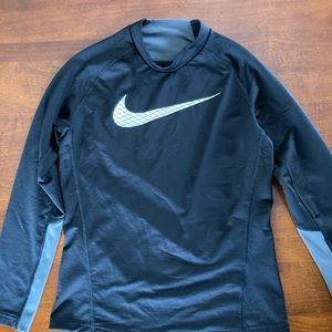 Nike Youth Pro Warm Dri-Fit Mock Neck Long Sleeve Shirt